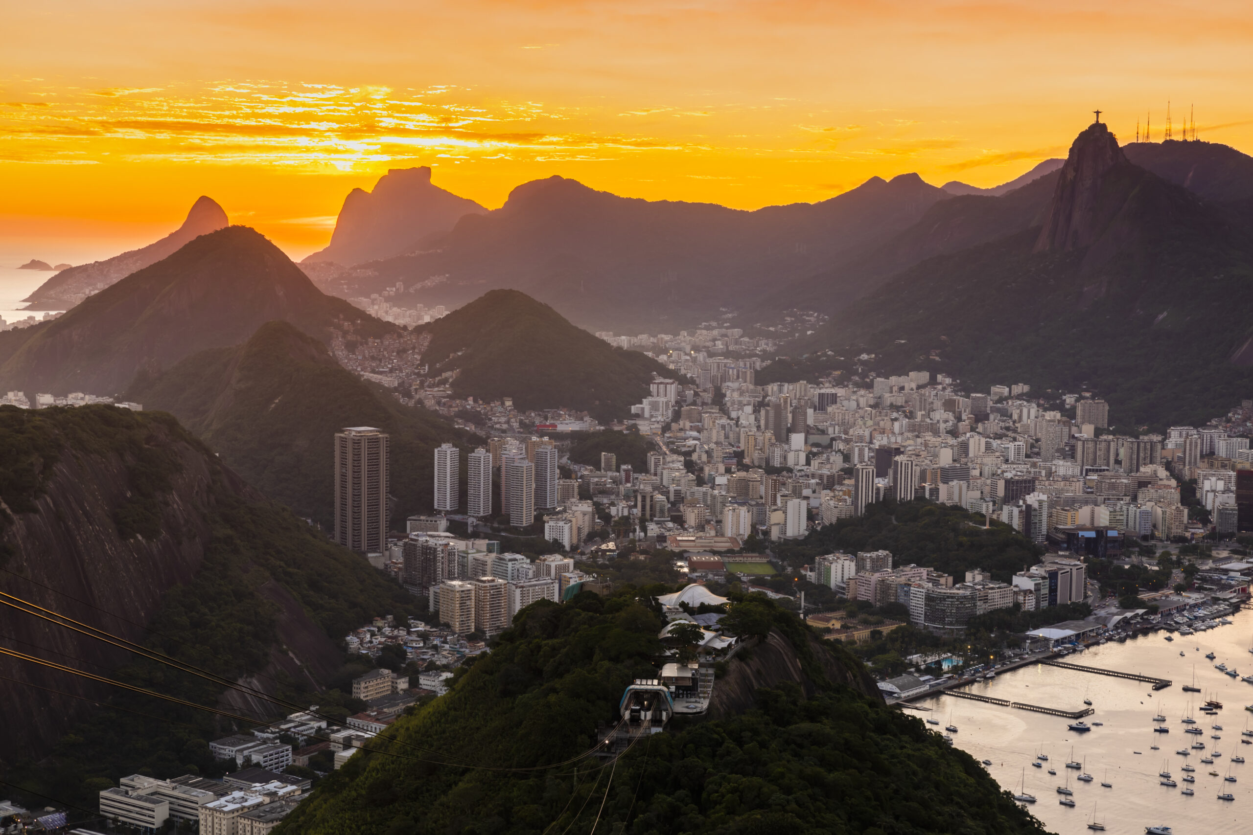 panorama view of Rio de Janeiro