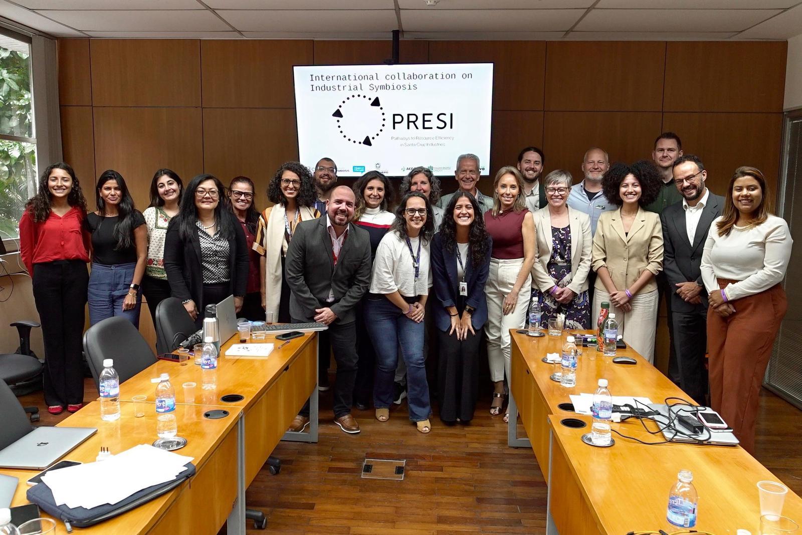 holdet bag p.r.e.s.i projektet samlet i Rio de Janerio