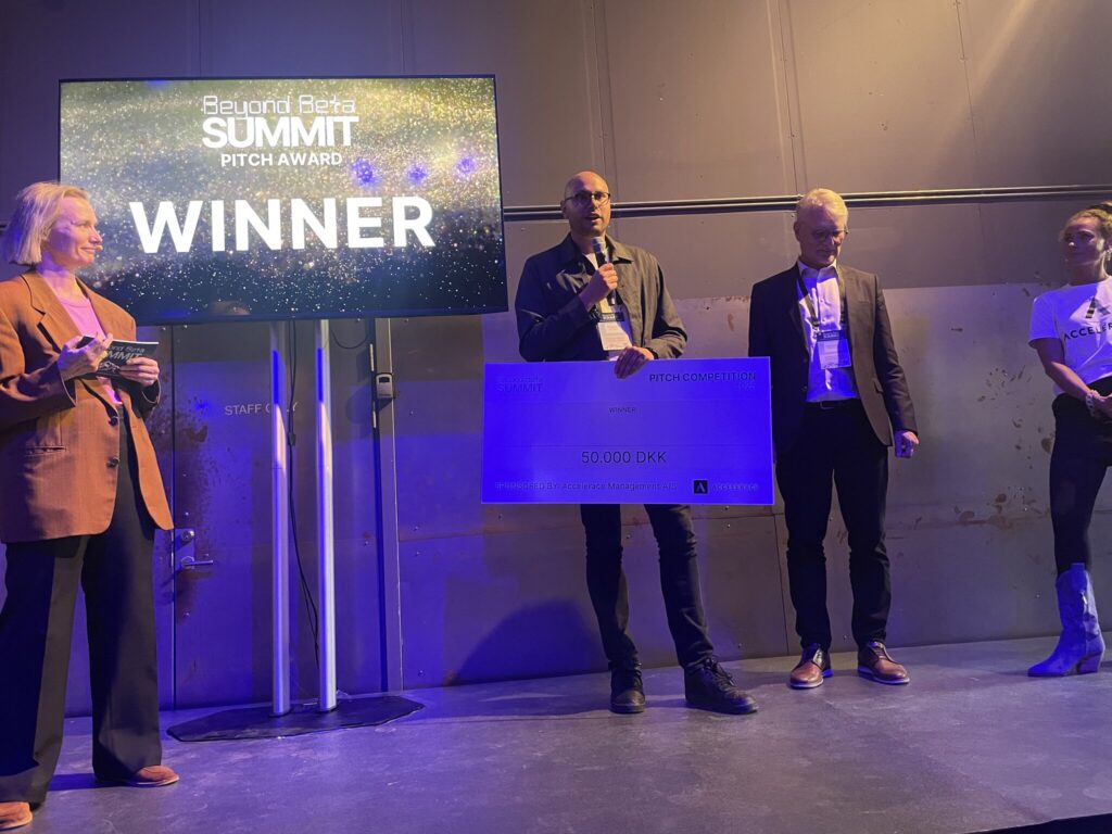 3DCP vinder prisen for bedste pitch til Beyond Beta Summit