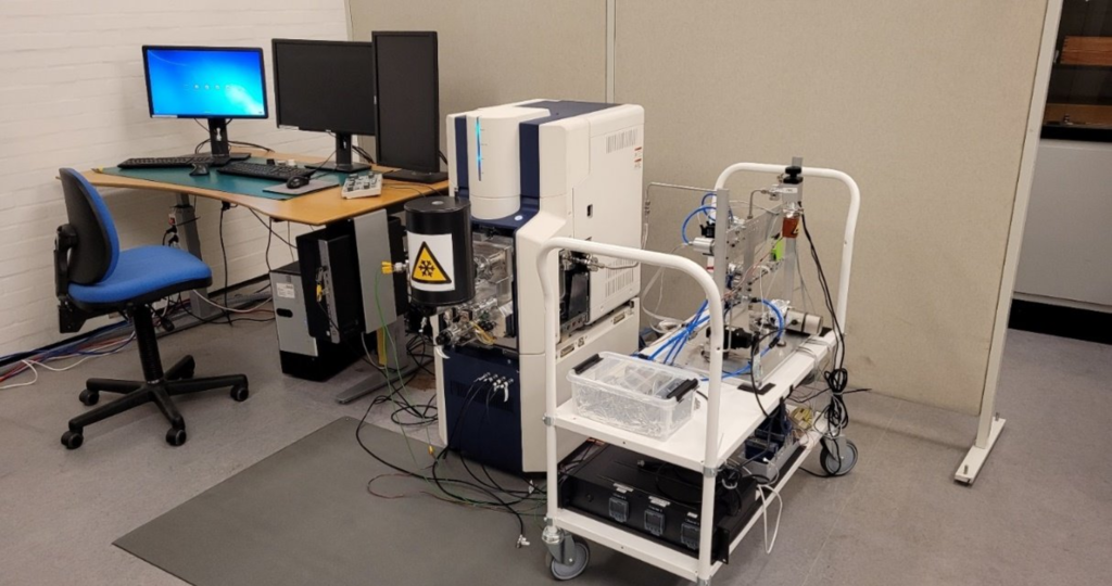 Test setup at DTU