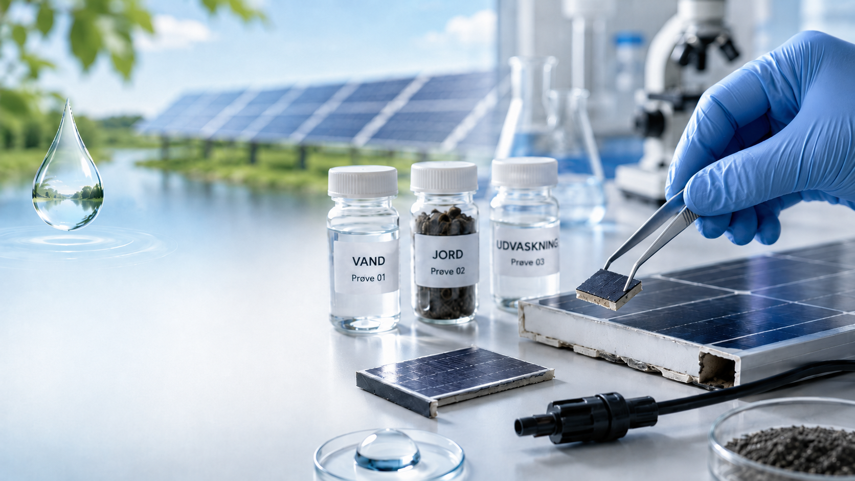 Construction of a solar panel