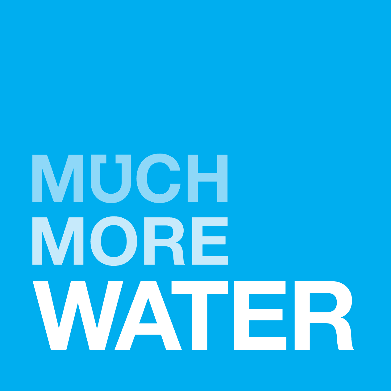 Much More Water logo